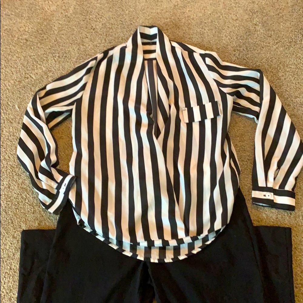 Deep Cut Blouse
